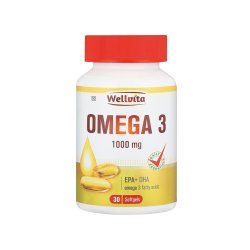 Wellvita Omega 3 1000MG Soft Gels 30EA