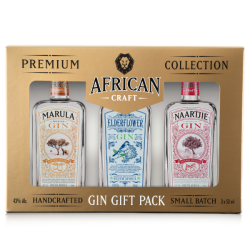 Gin Gift Pack 3X50ML -marula Elderflower Naartjie