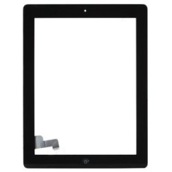 Ipad 2 Digitezer Touch Screen With Home Button And Adhesive Black Oem