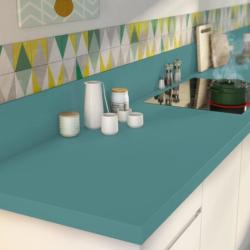 Kitchen Countertop Laminate L300CM X D65CM X H3 8CM Laguna Green