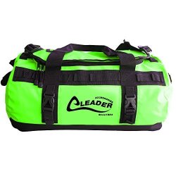 Leader Accessories Deluxe Water Resistant Pvc Tarpaulin Duffel Bag Backpack Green 70L