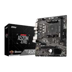 MSI A520M-A Pro Amd AM4 Matx Gaming Motherboard