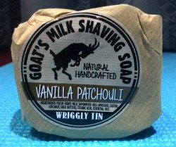 Wriggly Tin Goat Milk Shave Soap Vanilla Patchouli