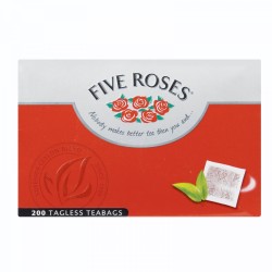Five Roses Ceylon Blend Tagless Teabags 200's Box