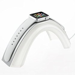 Apple Watch Stand Inertia Rainbow Bridge Charger With Aluminum Cover And Acrylic Platform For Iwatc