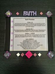 Framed Bible Scriptures: Faith