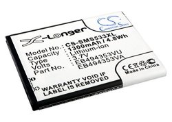 Techgicoo 1300mah 4.81wh Replacement Battery For Samsung Sgh-i857