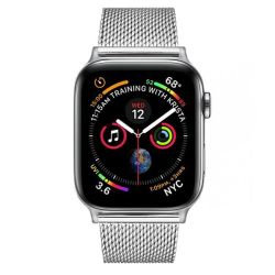 Colton James Mesh Strap For Silver 40MM Apple Watch - Silver