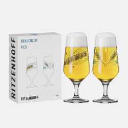 Ritzenhoff Brauchzeit Pilsner Beer Glass Set 2