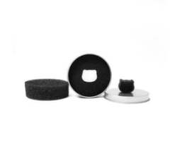 Cosmetic Make-up Brush Cleaning Sponge With Case