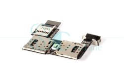 Moto G 2ND Gen Micro Sd Sim Card Reader With Flashlight Flex Cable Replacement