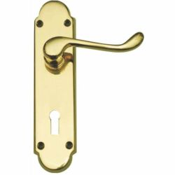 Victorian Lever Handle On 40MMX165MM Plate