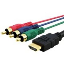 EForCity Us 435232 5-feet HDMI To 3 RCA Cable