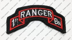 B1826 Us Army Special Force 1st Ranger Patch With Velcro - Full Colour