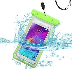 Avarious Waterproof Pouch Bag For Motorola Droid Turbo 2 5.4-INCH Apple Green