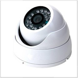 Amview 1300TVL Sony Cmos Ccd Aluminum 3.6MM 24IR Dome Security Surveillance Camera