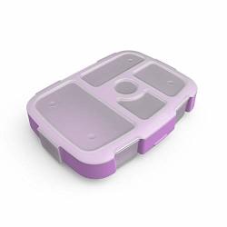 Bentgo Kids Prints Tray With Transparent Cover - Reusable Bpa-free 5-COMPARTMENT Meal Prep Container With Built-in Portion Control For Healthy At-home Meals And On-the-go