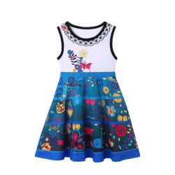 Magical Floral Butterfly Casual Dress