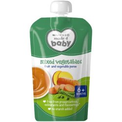 Made 4 Baby Fruit & Vegetable Puree Mixed Vegetables 110ML