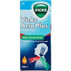VICKS Cough Remedy Acta Plus Syrup 100ml
