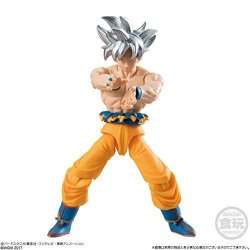 Dragon Ball Super Son Goku Ultra Instinct Character Action Figure Shokugan Shodo VOL.6