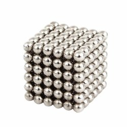 magnetic balls silver