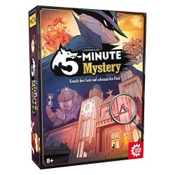 Game Factory 646284 5-MINUTE Mystery Cooperative Search Time Board Game From 8 Years Cracks The Code And Snap The Thief