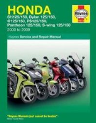 Honda 125 Scooters Service and Repair Manual: 2000 to 2010 Haynes Motorcycle Manuals