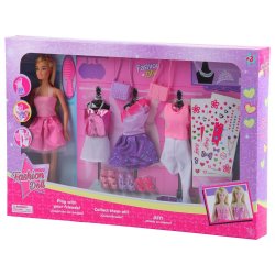 No Brand Fashion Doll Decorate With Outfits 119523