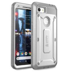 Google Pixel 3A XL Full Body Rugged Protective Case With Screen Protector White