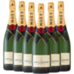 Mo T & Chandon Imp Rial Brut Champagne Bottles 6 X 750ML