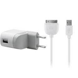 Belkin Apple Power Single USB AC Charger & Sync Cable For Apple iPod & iPhone & iPad