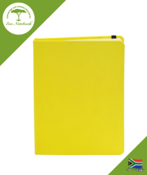 Eco Notebook Hard Cover A5 - Yellow