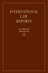 International Law Reports Volume 167 Hardcover