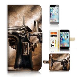 For Iphone 8 Plus Flip Wallet Case Cover & Screen Protector Bundle A20136 Sewing Machine