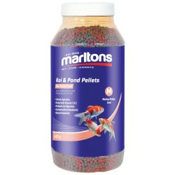 Marltons Pond Pellets 435G-MED- Bottle 435 G