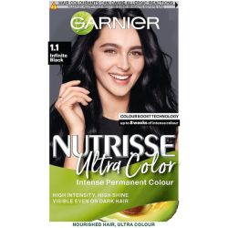 Garnier Nutrisse Ultra Color Permanent Hair Dye 1.10 Infinite Black