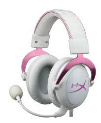 Kingston Hyper-X Cloud 2 7.1 Gaming Headset White And Pink