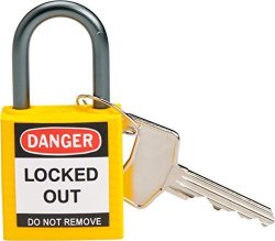 Brady 143158 Compact Safety Lock Yellow