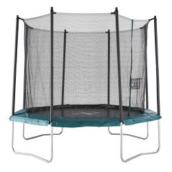 Octagonal Trampoline With Safety Net 300