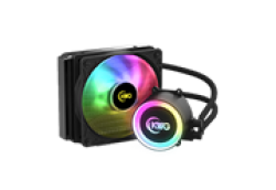 KWG Crater E1 120R Single Liquid Cooler Both Fans And Pump Can Sync With Motherboard Software Or Remote Controller Easily Access Various Lighting Effects