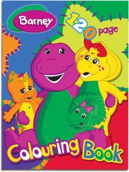 Barney 120 Page Colouring Book