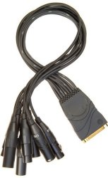 PW-XLRMB-01 Modular Snake Xlr Male Breakout Cable Black
