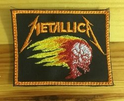 Rock Band Metallica Skull Badge Patch