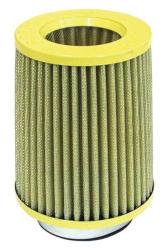 Long Air Filter With 76MM Neck - Yellow