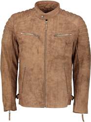 Men's Billy-j Rusty Brown-snuff Leather Jacket- - XS