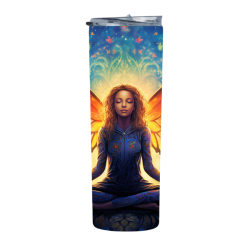 Psychedelic Butterfly 1 20 Oz Straight Skinny Tumbler 246