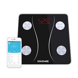 Bluetooth Body Fat Weight Scale Eshowee Smart Bmi Scale Digital Bathroom Wireless Weight Scale Body Composition Analyzer With Smartphone App