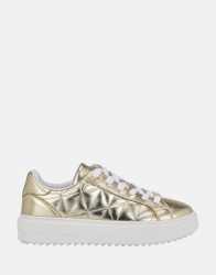 Guess Desena Gold Sneakers - UK7 Gold