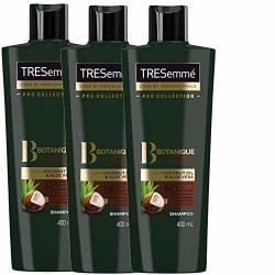Tresemme Botanique Nourish & Replenish Shampoo Coconut Oil And Aloe Vera - 13.5 Fl Oz 400 Ml X 3 Pack - Pro Collection